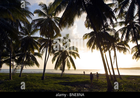 Haiti, Provinz Sud, Port Salut, Abend. Stockfoto