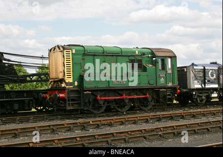 British Railway Rangier-Motor, Phantom 08 604, Didcot Railway Centre und Museum, Didcot, Oxfordshire. Stockfoto