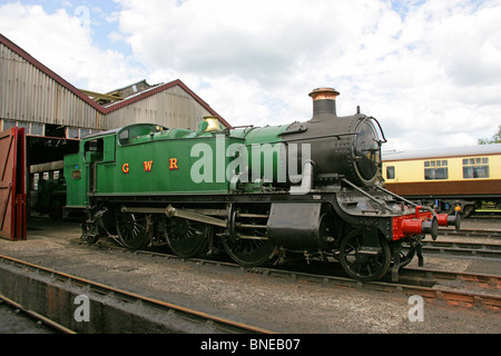 Great Western Railway GWR 4144 Lokomotive, Didcot Railway Centre und Museum, Didcot, Oxfordshire. Stockfoto