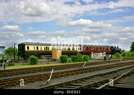 Nr. 3738, Great Western Railway Dampflok, Didcot Railway Centre und Museum, Didcot, Oxfordshire. Stockfoto