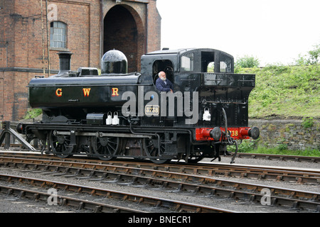Nr. 3738, Great Western Railway Dampflok, Didcot Railway Centre und Museum, Didcot, Oxfordshire. Stockfoto