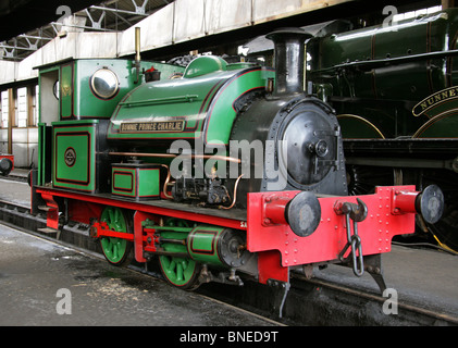 Nr. 1 "Bonnie Prince Charlie" Lokomotive, Didcot Railway Centre und Museum, Didcot, Oxfordshire. Stockfoto