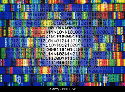 Genotyp, gen, Gentechnik, DNA-Sequenz Stockfoto