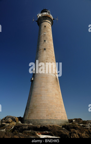 Skerryvore Leuchtturm (11 Meilen SW von Tiree), Atlantik, Schottland Stockfoto