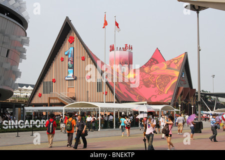 Malaysia-Pavillon. 2010 Shanghai World Expo Park, Pudong, Shanghai, China. Weltausstellung. Stockfoto