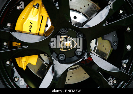 Lamborghini Felgen 2010 Cholmondeley Pageant of Power Stockfoto