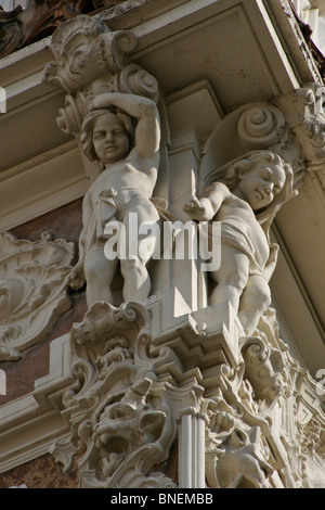 Palacio de Dos Aguas/Museo Nacional de Ceramica - das Keramik-Museum befindet sich in der Calle Rinconada Gacia Sanchis, Valencia Stockfoto