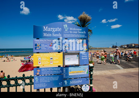 Main Sands Beach, Margate, Kent, Großbritannien Stockfoto