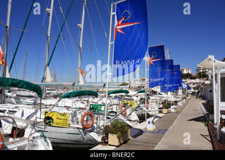 Sitges Marina, Port d'Aiguadolç. Sitges, Katalonien, Spanien. Stockfoto