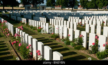 Delville Holz WW1 Friedhof Longueval Somme Picardie Frankreich Stockfoto