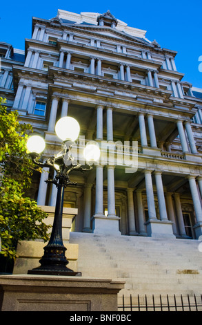 Die alte historische Eisenhower Executive Office Building am 17. Straße und Pennsylvania Ave, Washington DC. Stockfoto