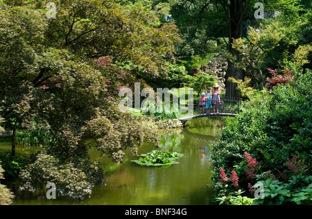 Villa Melzi Gärten, Comer See, Italien Stockfoto