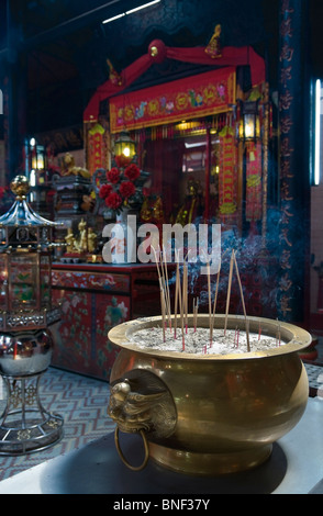 Räucherstäbchen Sünde Sze Si Ya chinesischen Tempel Chinatown Kuala Lumpur Malaysia Stockfoto