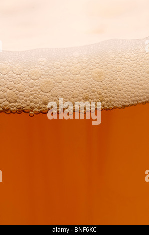 Nahaufnahme von Bier Stockfoto