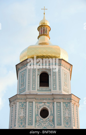 St Sophias Cathedral, mit barocken Kuppeln und Glockenturm, Unesco World Heritage Site 1990 Kiew, Ukraine, Osteuropa Stockfoto