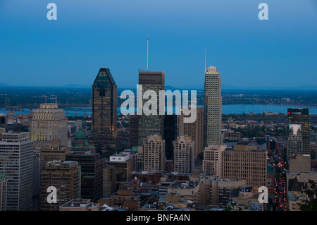 Skyline von Montreal Stockfoto