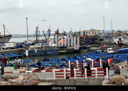 Der Hafen Essaouira, Marokko Stockfoto