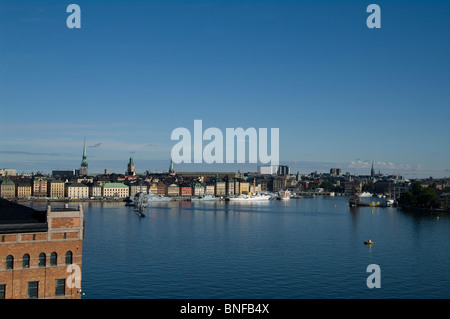 Die schwedische Marine Parade im Hafen von Stockholm für die königliche Hochzeit. Stockfoto