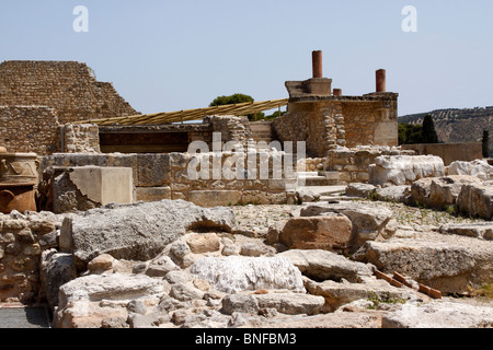 MINOISCHER PALAST KNOSSOS KRETA Stockfoto