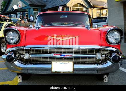 Wunderschön restaurierte 1957 Chevrolet BelAir Stockfoto