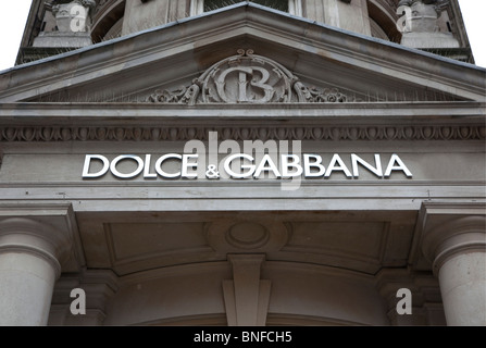 Detail, Dolce & Gabbana Shop, Knightsbridge, London Stockfoto