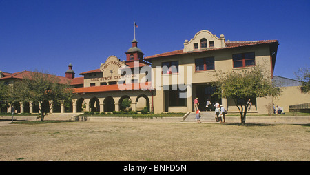 Der berühmte Vieh Austausch im historischen Viertel von Fort Worth, Texas Stockfoto