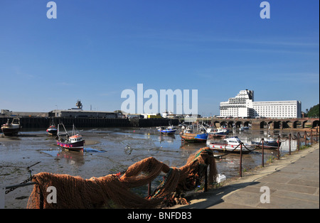 Hafen von Folkestone in Kent, Großbritannien. Stockfoto