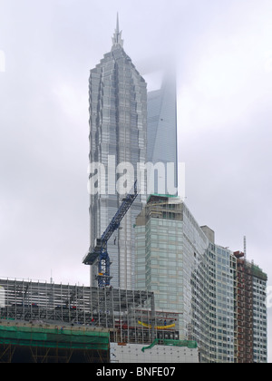 Neubau Hochhaus in Shanghai, China Stockfoto