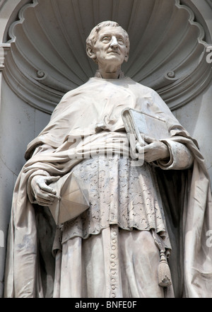 Statue von Kardinal Newman, Brompton Oratory, London Stockfoto