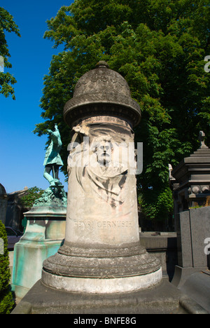 Cimetière du Pere-Lachais 20. Arrondissement Paris Frankreich Europa Stockfoto