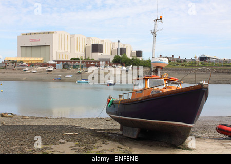 Walney Sound und BAE Systeme Devonshire Dock Hall in-Furness, Cumbria Stockfoto