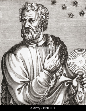 Christopher Columbus, c. 1451 bis 1506. Genovese Navigator, Kolonisator und Explorer. Stockfoto