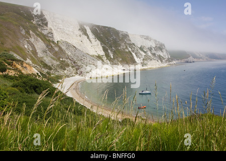 MUPE Bay und arisch Mell an die Küste von Dorset. Stockfoto