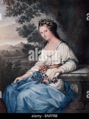 Anne Seymour Damer, geb. Conway, 1748 bis 1828, London. Englischer Bildhauer. Stockfoto