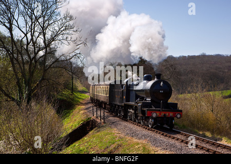 Ex-S & D 88 übergibt Nethercott auf der West Somerset Railway, UK Stockfoto