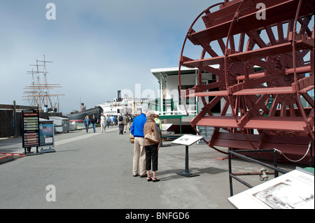 Hyde Street Pier San Francisco Kalifornien, USA Stockfoto