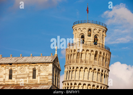 Schiefe Turm von Pisa und Dom - Santa Maria Assunta, Toskana Italien Stockfoto