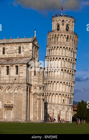 Schiefe Turm von Pisa und Dom - Santa Maria Assunta, Toskana Italien Stockfoto