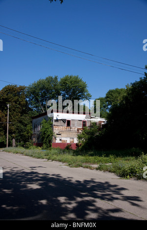 Verlassene Gebäude Saginaw, Michigan USA Stockfoto