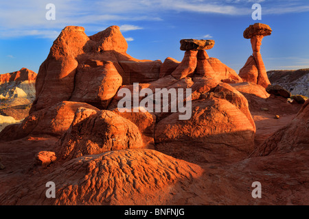 Hoodoo "Garten" im Grand Staircase-Escalante National Monument Stockfoto