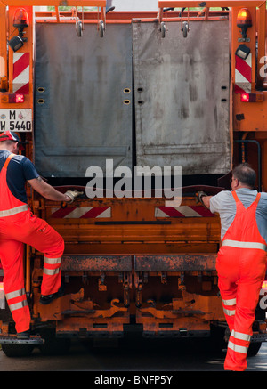 Bin Sammlung in München. Stockfoto