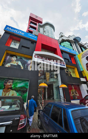 Indien Kerala Thrissur Eingang von einem Juwelier shop Stockfoto