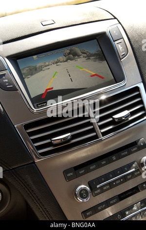 Lincoln MKT GPS-Konsole. Satelliten-Navigationssystem Stockfoto