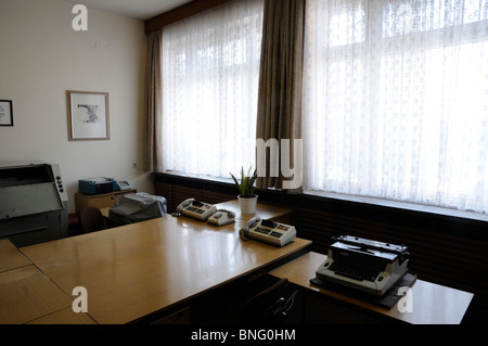 Stasi-Museum befindet sich im ehemaligen Ministeriums für Staatssicherheit in Berlin-Lichtenberg. Stockfoto