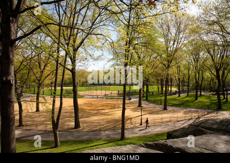 Heckscher Ballfields, Central Park, NYC Stockfoto