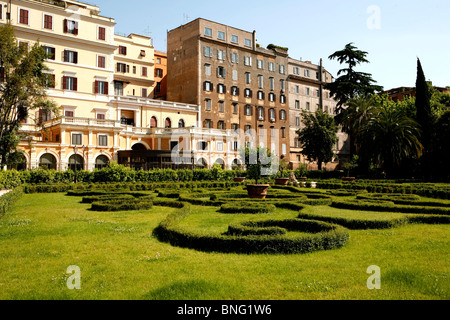 Barberini Palast, Garten, Rom, Italien Stockfoto