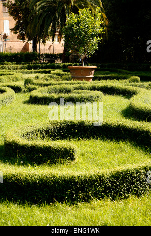 Barberini Palast, Garten, Rom, Italien, Stockfoto