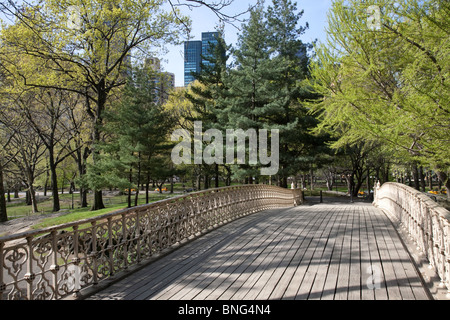 Kiefer Bank Bridge, Central Park, New York Stockfoto