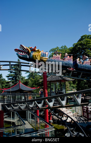 Paris, Frankreich, Stadtparks, Gärten, „Bois de Boulogne“ Familien reiten, Freizeitpark, Karnevalsfahrten Stockfoto