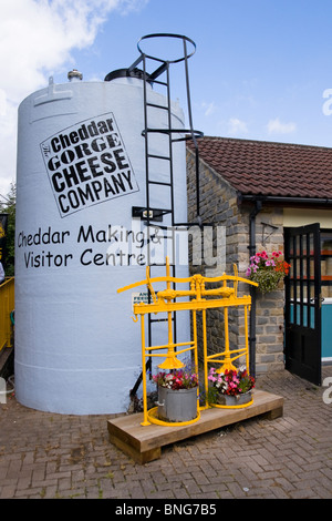 Die Cheddar Gorge Cheese Company in Cheddar Gorge Somerset England Stockfoto